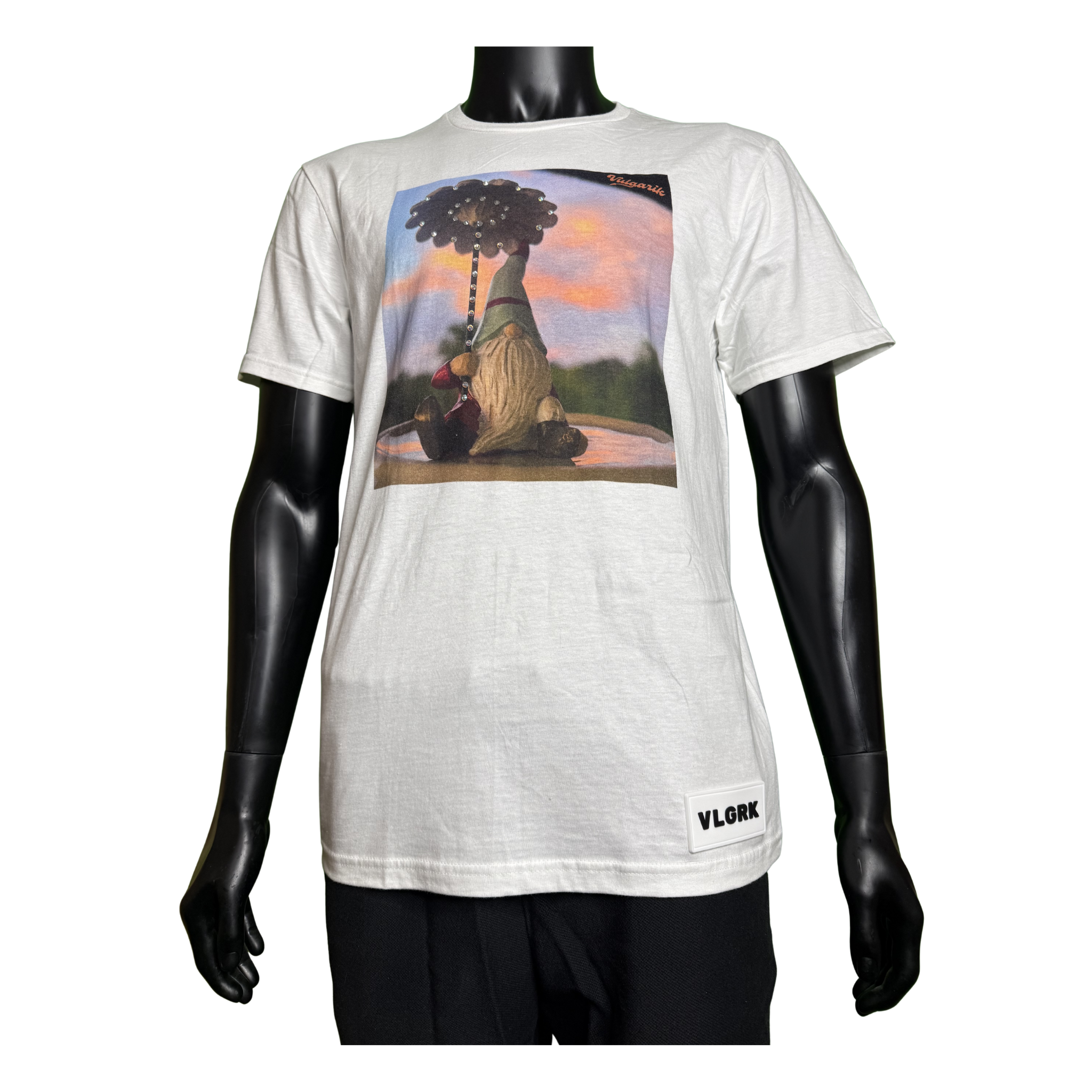 Gnomatic Mornings (gem-studded T-shirt)
