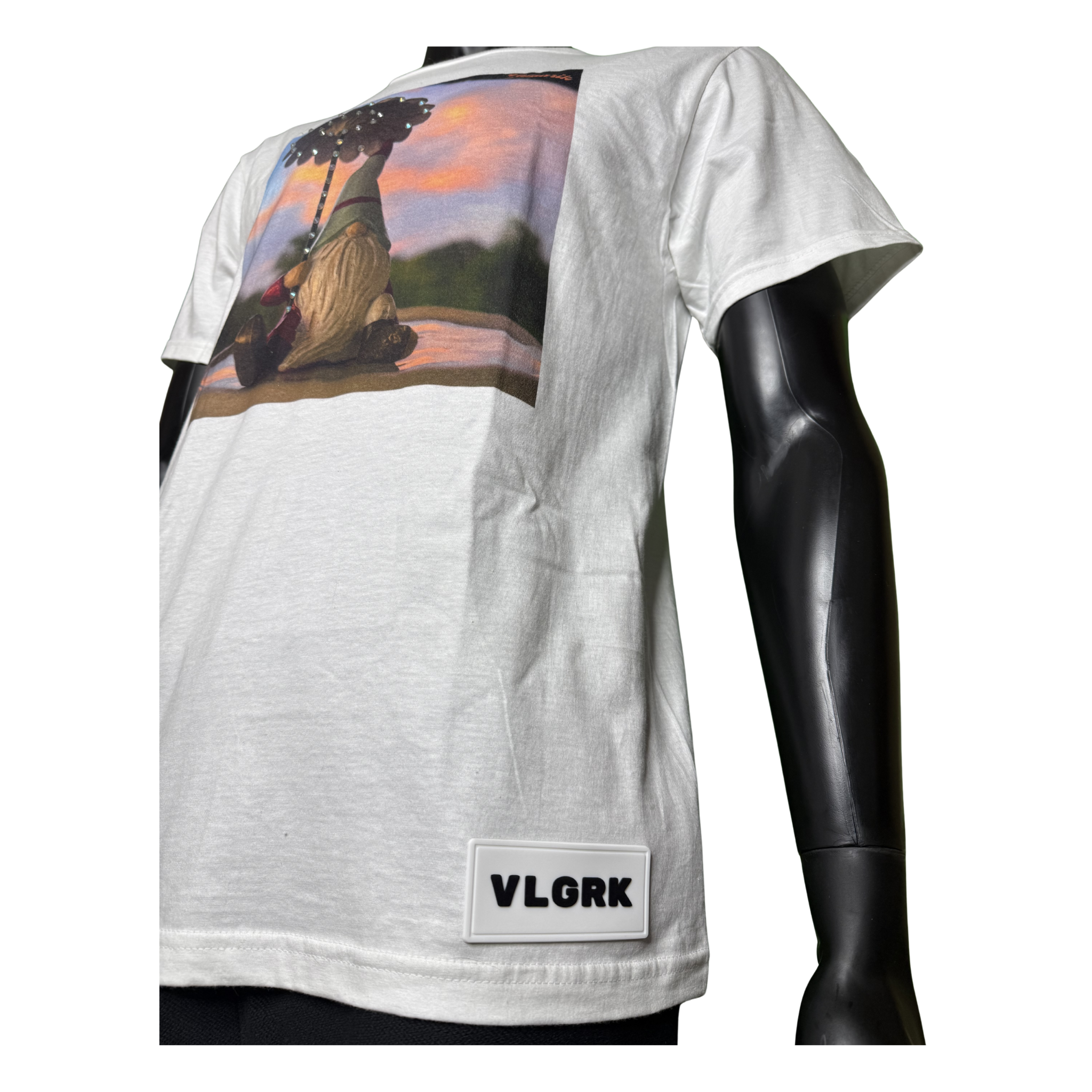 Gnomatic Mornings (gem-studded T-shirt)