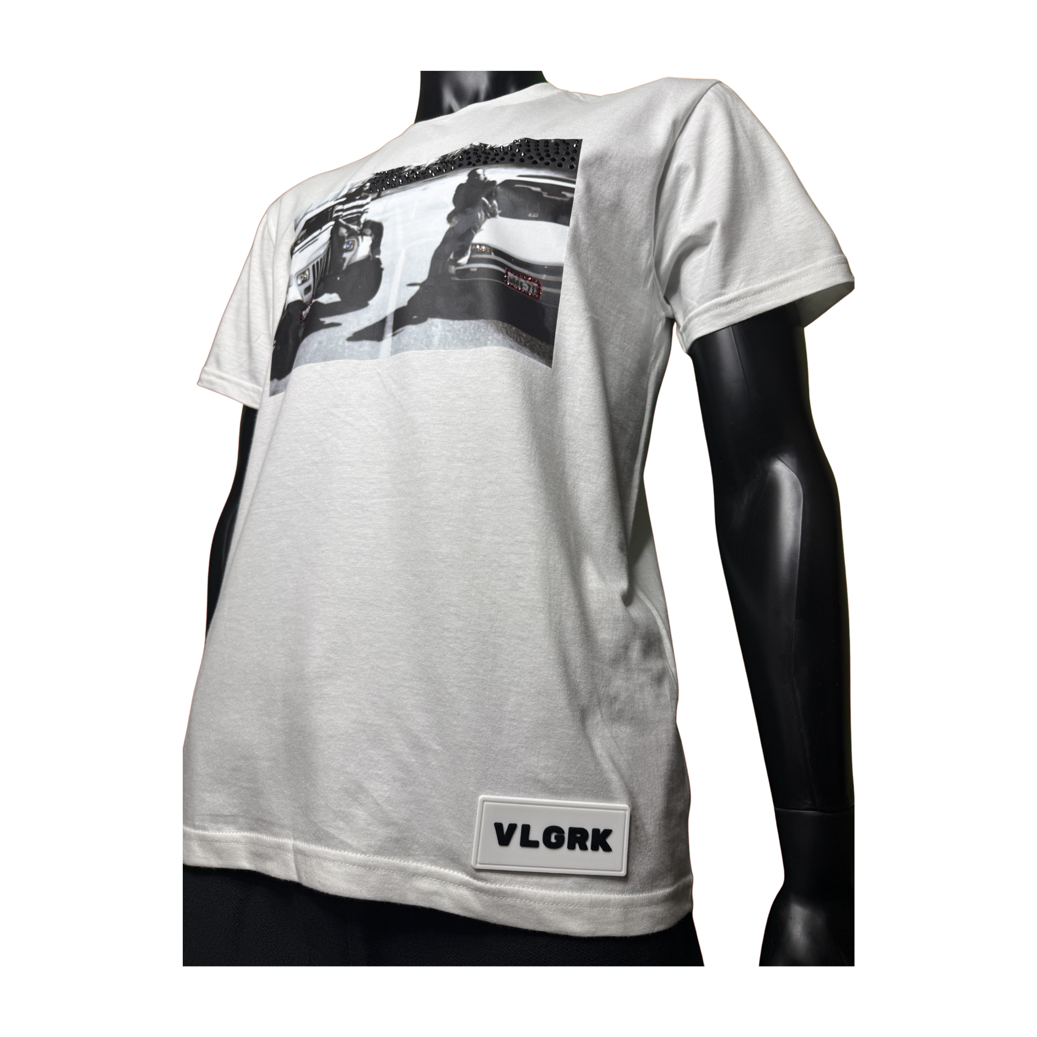 Vulgarik Hustle (gem-studded T-shirt)