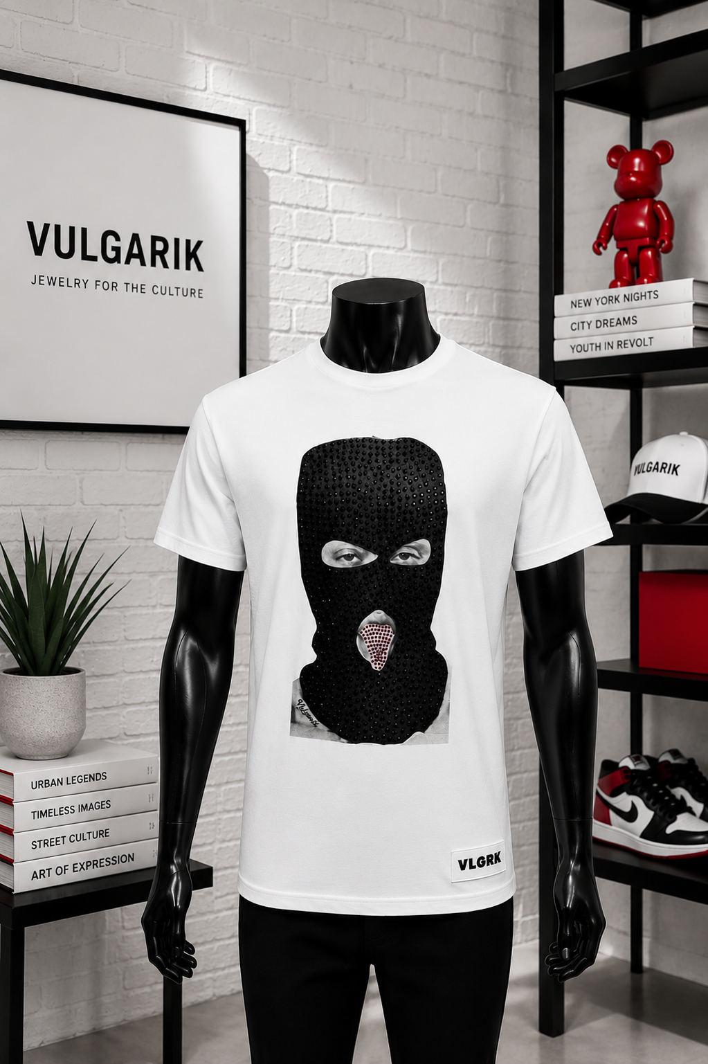 Vulgarik Thoughts  (gem-studded T-shirt)