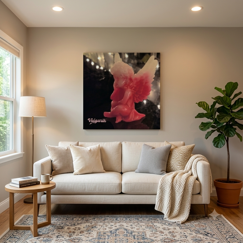 Thoughtfully Vulgarik canvas print